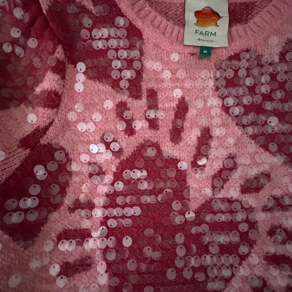 Farm Rio Sequins Knit Sweater - Picture 5 of 8